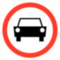 Pictogramme Interdiction d'accès aux véhicules